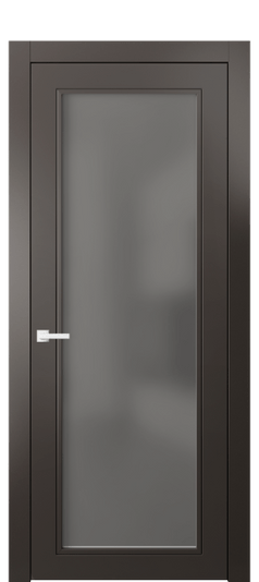 Межкомнатная дверь 8000 МАН СЕР САТ. Цвет Матовый антрацит. Материал Гладкая эмаль. Коллекция Neo Classic. Фото. Дверь межкомнатная 8000 МАН СЕР САТ. Цвет Матовый антрацит. Материал Гладкая эмаль. Коллекция Neo Classic. Картинка.