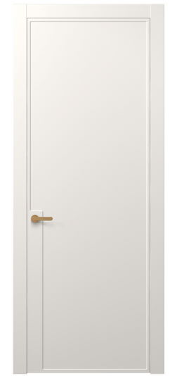 Дверь межкомнатная АКП 8603 МПБЛ. Цвет Матовый пудровый белый. Материал Гладкая эмаль. Коллекция Frame. Картинка.