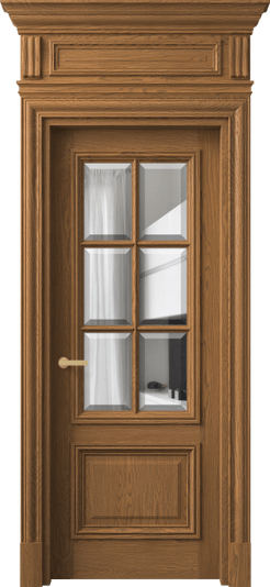Дверь межкомнатная 7312 ДПР.М ПРОЗ Ф. Цвет Дуб пряный матовый. Материал Массив дуба матовый. Коллекция Antique. Картинка.