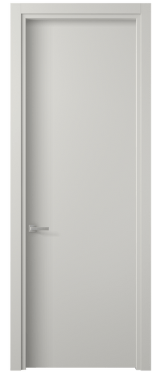 Дверь межкомнатная 0010 МСР. Цвет Матовый серый. Материал Гладкая эмаль. Коллекция Planum. Картинка.