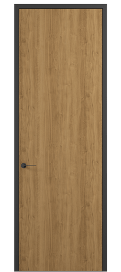 Дверь межкомнатная 0010 АКП ГОР. Цвет Грецкий орех. Материал Ламинатин. Коллекция Planum Pro. Картинка.
