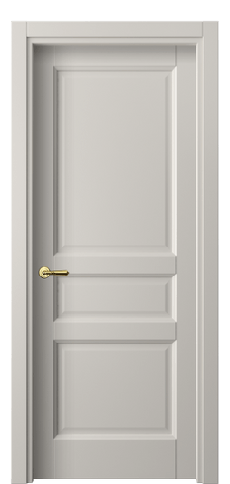 Дверь межкомнатная 1431 МОС. Цвет Матовый облачно-серый. Материал Гладкая эмаль. Коллекция Galant. Картинка.