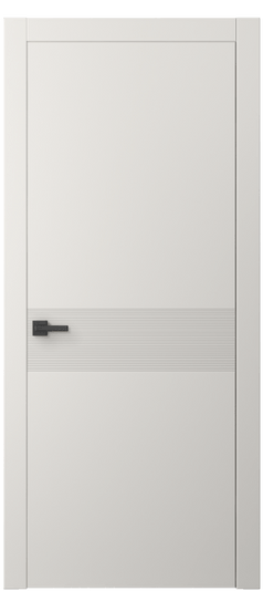 Дверь межкомнатная АКП 8041 МПБЛ. Цвет Матовый пудровый белый. Материал Гладкая эмаль. Коллекция Linea. Картинка.