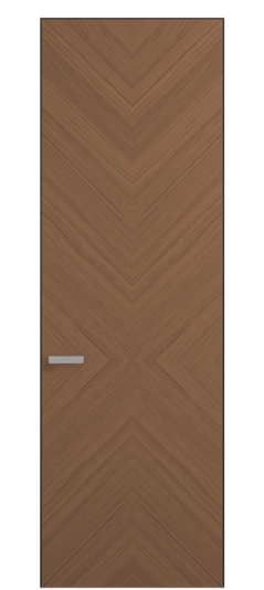 Дверь межкомнатная 0205 ДСРМР Дуб серый матовый. Цвет Дуб серый матовый рифт. Материал Радиальный шпон НатурВуд. Коллекция Рифт. Картинка.