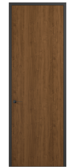 Дверь межкомнатная 0010 АКП ЛОР. Цвет Лесной орех. Материал Ламинатин. Коллекция Planum Pro. Картинка.