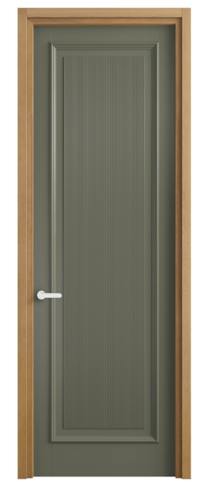 Дверь межкомнатная 6711 БОТ. Цвет Бук оливковый тёмный. Материал Массив бука эмаль. Коллекция Charm. Картинка.