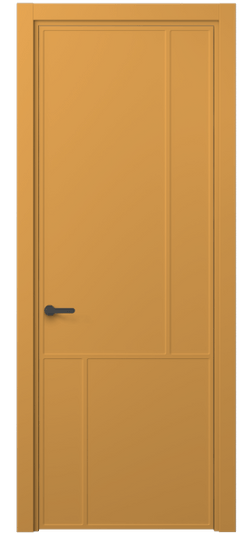 Дверь межкомнатная 8606 Пастельно-жёлтый RAL 1034. Цвет RAL Пастельно-жёлтый RAL 1034. Материал Гладкая эмаль. Коллекция Frame. Картинка.