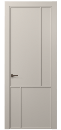 Дверь межкомнатная АКП 8606 МСБЖ. Цвет Матовый светло-бежевый. Материал Гладкая эмаль. Коллекция Frame. Картинка.