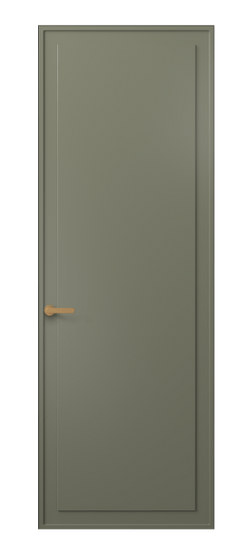 Дверь межкомнатная АКП 8602 МОТ. Цвет Матовый оливковый тёмный. Материал Гладкая эмаль. Коллекция Frame. Картинка.