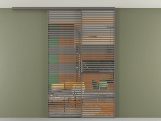 Алюминевая перегородка АЛПР 040.07_АКЛС_ПРОЗ ОРАНЖ_new. Цвет Алюминий классический серый. Материал Алюминий в эмали. Коллекция Перегородка Formato вдоль стены на потолок 2 створки с синхронным механизмом. Фото. Алюминевая перегородка АЛПР 040.07_АКЛС_ПРОЗ ОРАНЖ_new. Цвет Алюминий классический серый. Материал Алюминий в эмали. Коллекция Перегородка Formato вдоль стены на потолок 2 створки с синхронным механизмом. Картинка.