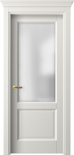 Дверь межкомнатная 1422 СТБЛ САТ. Цвет Софт-тач белоснежный. Материал Полипропилен. Коллекция Galant. Картинка.
