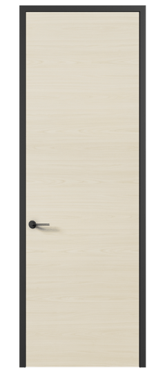 Дверь межкомнатная 0010 АКП МОЯ. Цвет Молочный ясень. Материал Ciplex ламинатин. Коллекция Planum Pro. Картинка.