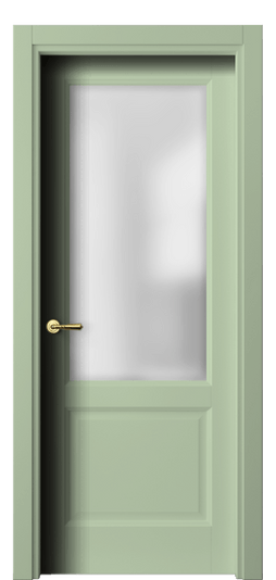 Дверь межкомнатная 1422 NCS S 1510-G20Y. Цвет NCS NCS S 1510-G20Y. Материал Гладкая эмаль. Коллекция Galant. Картинка.