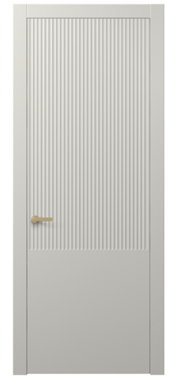 Дверь межкомнатная 8646 МТСР. Цвет Матовый тёплый серый. Материал Гладкая эмаль. Коллекция Альба. Картинка.