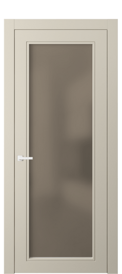Дверь межкомнатная 8000 МБСР БР САТ. Цвет Матовый бежево-серый. Материал Гладкая эмаль. Коллекция Neo Classic. Картинка.