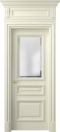 Дверь межкомнатная 7304 БМБ САТ-Ф. Цвет Бук молочно-белый. Материал Массив бука эмаль. Коллекция Antique. Картинка.