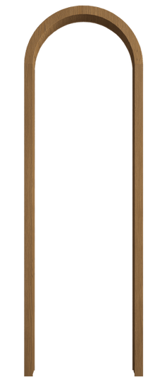 Дверь межкомнатная Арка ДПР.М. Цвет Дуб пряный матовый. Материал Массив дуба матовый. Коллекция Palazzo. Картинка.