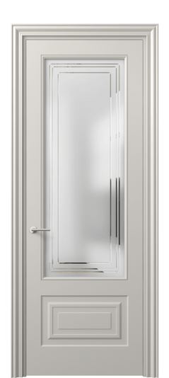 Межкомнатная дверь 8442 МОС Сатин с гравировкой Mascot. Цвет Матовый облачно-серый. Материал Гладкая эмаль. Коллекция Маскот. Фото. Дверь межкомнатная 8442 МОС Сатин с гравировкой Mascot. Цвет Матовый облачно-серый. Материал Гладкая эмаль. Коллекция Маскот. Картинка.