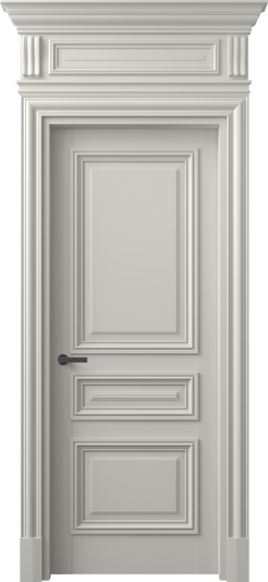 Дверь межкомнатная 7305 БТСР. Цвет Бук тёплый серый. Материал Массив бука эмаль. Коллекция Antique. Картинка.