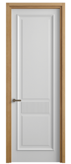 Дверь межкомнатная 6717 ББЛ. Цвет Бук белоснежный. Материал Массив бука эмаль. Коллекция Charm. Картинка.