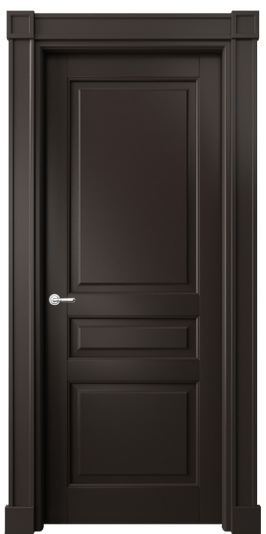 Дверь межкомнатная 6305 МАН . Цвет Матовый антрацит. Материал Гладкая эмаль. Коллекция Тоскана Плано. Картинка.