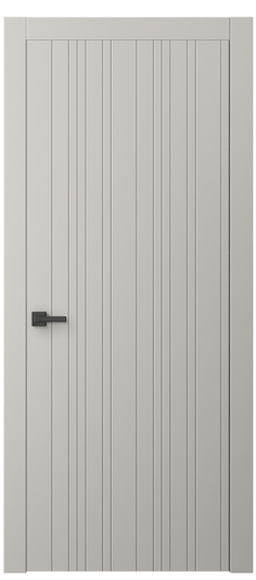 Дверь межкомнатная АКП 8051 МТСР. Цвет Матовый тёплый серый. Материал Гладкая эмаль. Коллекция Linea. Картинка.
