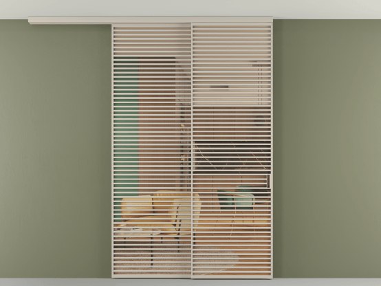 Алюминевая перегородка АЛПР 040.07_АСБЖ_ПРОЗ ОРАНЖ_new. Цвет Алюминий светло-бежевый. Материал Алюминий в эмали. Коллекция Перегородка Formato вдоль стены на потолок 2 створки с синхронным механизмом. Фото. Алюминевая перегородка АЛПР 040.07_АСБЖ_ПРОЗ ОРАНЖ_new. Цвет Алюминий светло-бежевый. Материал Алюминий в эмали. Коллекция Перегородка Formato вдоль стены на потолок 2 створки с синхронным механизмом. Картинка.