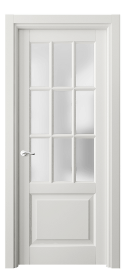 Дверь межкомнатная 0748 МСР САТ. Цвет Матовый серый. Материал Гладкая эмаль. Коллекция Лигнум. Картинка.