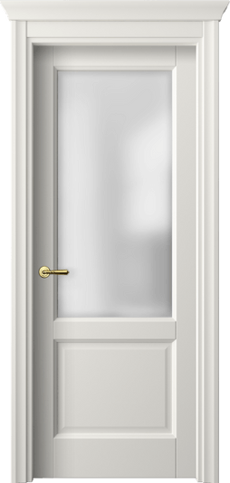 Дверь межкомнатная 1422 СТБЛ САТ. Цвет Софт-тач белоснежный. Материал Полипропилен. Коллекция Galant. Картинка.