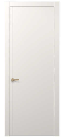 Дверь межкомнатная 8644 МПБЛ. Цвет Матовый пудровый белый. Материал Гладкая эмаль. Коллекция Alba. Картинка.