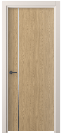 Дверь межкомнатная 4201 ЖМД. Цвет Жемчужный дуб. Материал Ламинатин. Коллекция Freedom. Картинка.