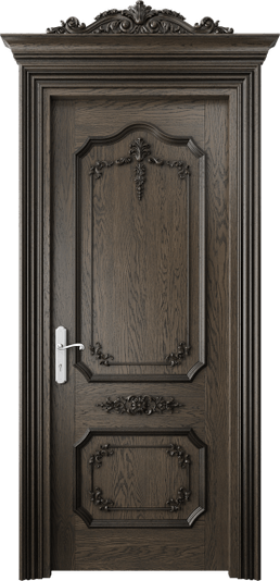 Дверь межкомнатная 6603 ДСЕ. Цвет Дуб серый антик. Материал Массив дуба. Коллекция Imperial. Картинка.