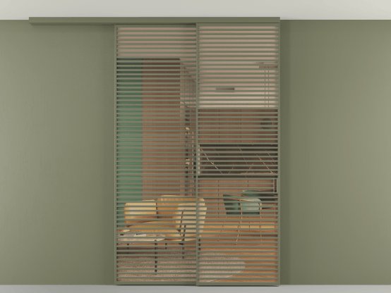 Алюминевая перегородка АЛПР 040.07_АОТ_ПРОЗ ОРАНЖ_new. Цвет Алюминий оливковый тёмный. Материал Алюминий в эмали. Коллекция Перегородка Formato вдоль стены на потолок 2 створки с синхронным механизмом. Фото. Алюминевая перегородка АЛПР 040.07_АОТ_ПРОЗ ОРАНЖ_new. Цвет Алюминий оливковый тёмный. Материал Алюминий в эмали. Коллекция Перегородка Formato вдоль стены на потолок 2 створки с синхронным механизмом. Картинка.