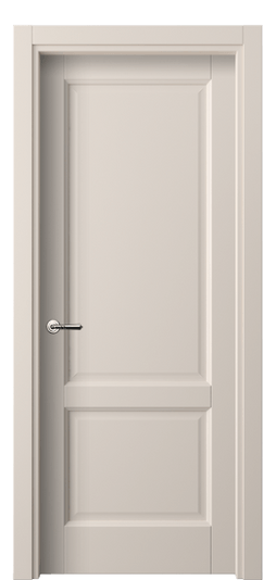 Дверь межкомнатная 1421 ПЭПБ. Цвет ПЭТ пудровый бежевый. Материал ПЭТ. Коллекция Galant. Картинка.