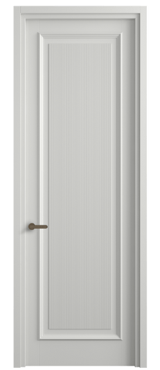 Дверь межкомнатная 6711 МССР. Цвет Матовый светло-серый. Материал Гладкая эмаль. Коллекция Шарм. Картинка.