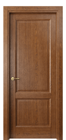 Дверь межкомнатная 1421 ДБК. Цвет Дуб коньяк. Материал Шпон ценных пород. Коллекция Galant. Картинка.