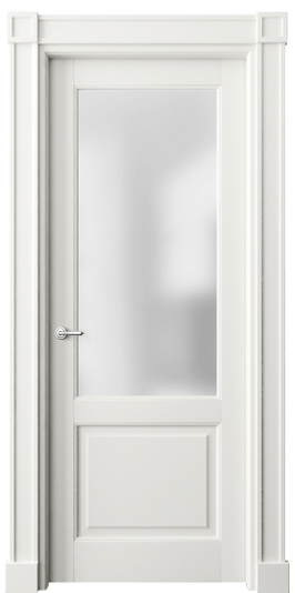 Дверь межкомнатная 6302 МСР САТ. Цвет Матовый серый. Материал Гладкая эмаль. Коллекция Тоскана Плано. Картинка.