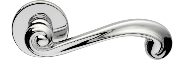 Ручки для межкомнатных дверей Ручка дверная Леди. Цвет Полированный хром. Коллекция Леди. Фото. Ручки для дверей Ручка дверная Леди. Цвет Полированный хром. Коллекция Леди. Картинка.