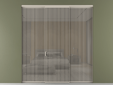 Перегородка Formato внутри проёма 3 створки