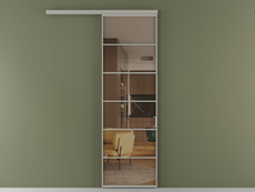 Перегородка Формато вдоль стены 1 створка