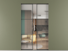 Перегородка Formato скрытый пенал 2 створки