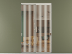 Перегородка Формато внутри проёма 2 створки