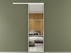 Перегородка Formato вдоль стены 1 створка