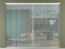 Перегородка Formato внутри проёма 4 створки