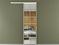 Перегородка Formato вдоль стены 1 створка