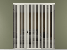 Перегородка Formato внутри проёма 3 створки