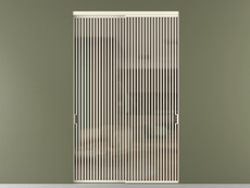 Перегородка Formato внутри проёма 2 створки