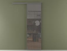 Перегородка Формато вдоль стены 1 створка