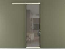 Перегородка Formato вдоль стены 1 створка