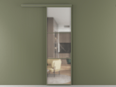 Перегородка Формато вдоль стены 1 створка